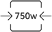 Maximum access 750W photovoltaic panel